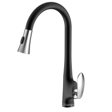 Aquacubic Manufacturer Leaf Single Handle Series Water Mixer Tap Pull Out Chrome Surface Kitchen Faucet